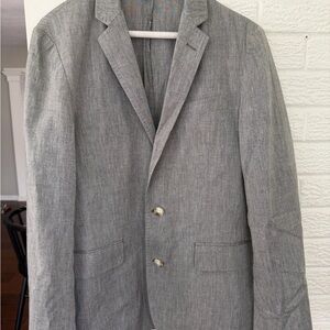 J CREW Ludlow somelos cotton unstructured blazer